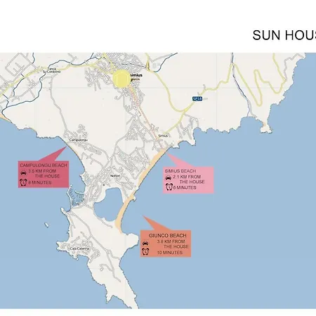Sun House 4 Center Airconditioned Appartement Villasimius